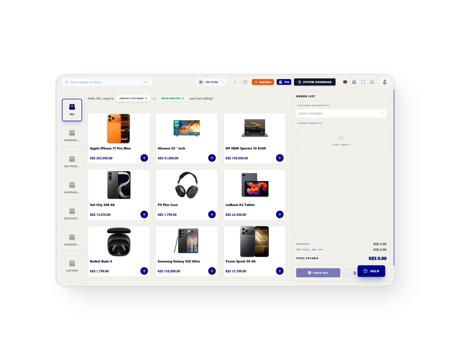 Duka POS Interface